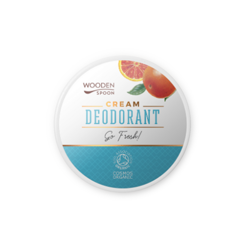 Deodorant Přírodní krémový deodorant Go Fresh! CESTOVNÍ BALENÍ 15 ml Wooden Spoon fotografie č. 1