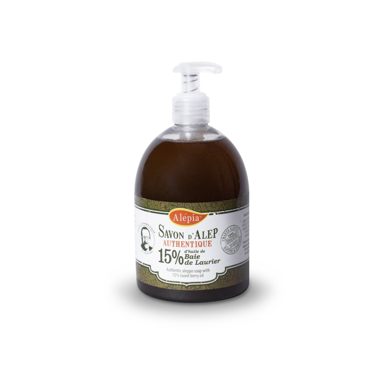 Tekuté mýdlo Tekuté mýdlo BIO s 15proc. vavřínové oleje 500 ml Alepia fotografie č. 1