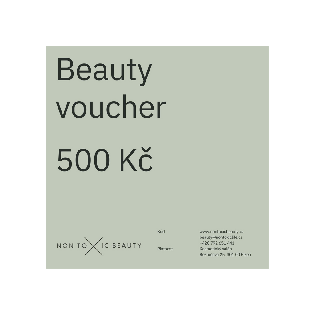 Voucher Dárkový voucher na salonní ošetření 500 Non Toxic Beauty fotografie č. 1