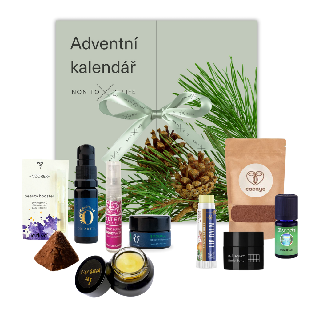 Adventní kalendář Non toxic kosmetický adventní kalendář 3500 Non Toxic Life fotografie č. 1