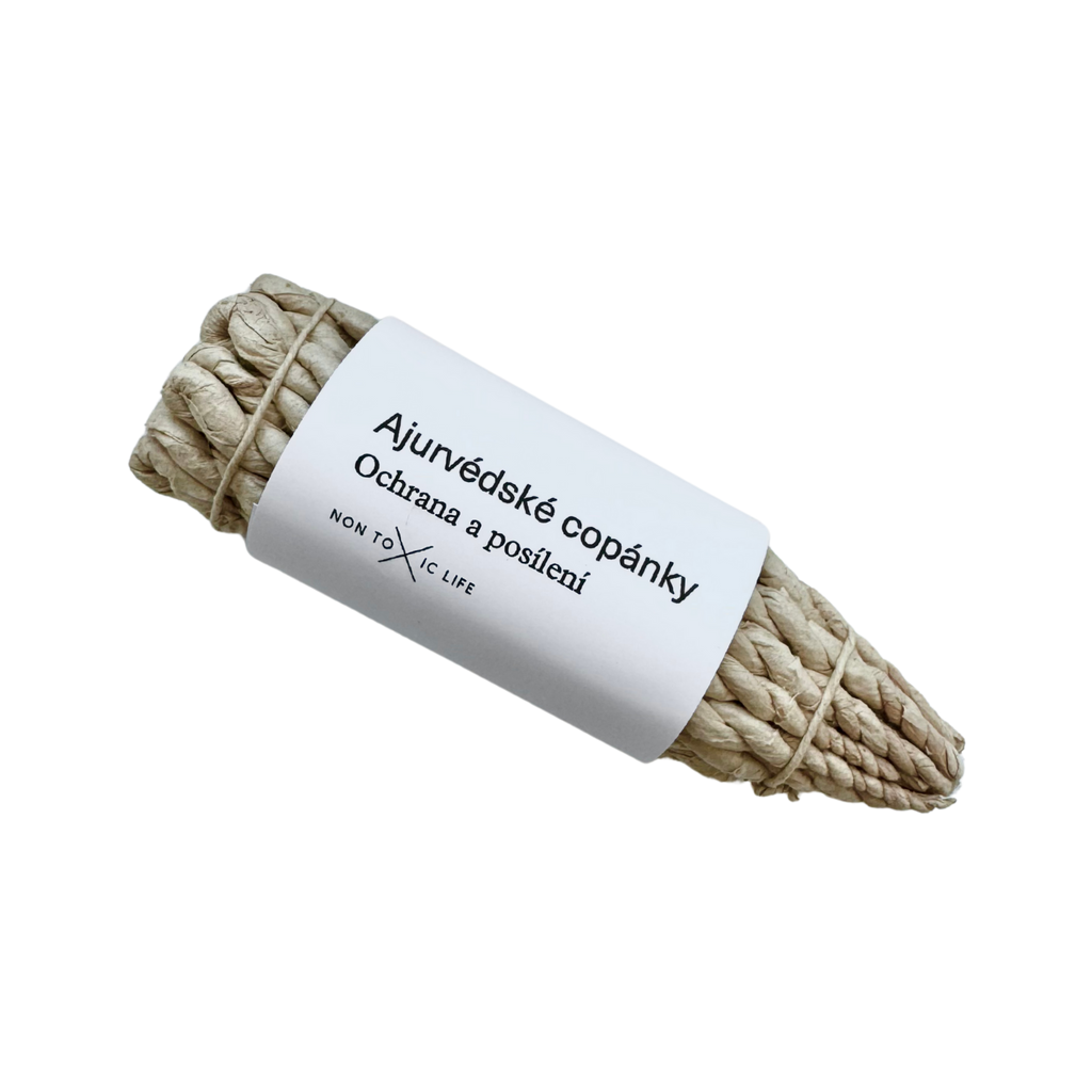 Ajurvédské vonné copánky Ajurvédské vonné copánky Ochrana a posílení 1 ks Non Toxic Life fotografie č. 1