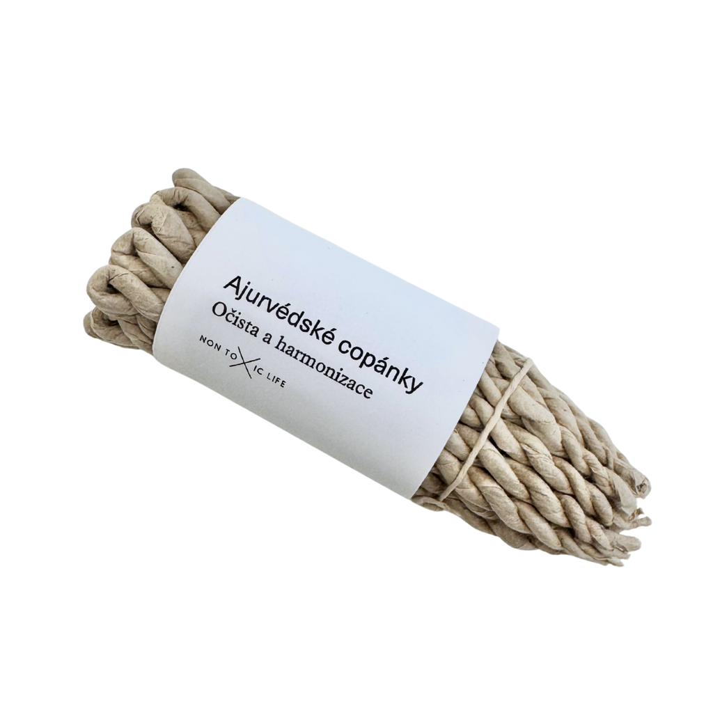 Ajurvédské vonné copánky Ajurvédské vonné copánky Očista a harmonizace 1 ks Non Toxic Life fotografie č. 1