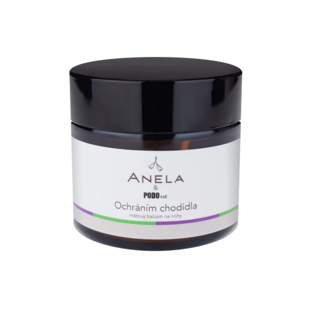 Balzám na nohy OCHRÁNÍM CHODIDLA mátový balzám na popraskaná chodidla 50 ml Anela fotografie č. 1