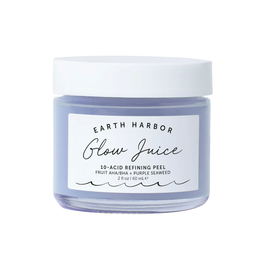 Balzámová pleťová maska GLOW JUICE enzymatická pleťová maska s přírodními AHA a BHA kyselinami 60 ml Earth Harbor fotografie č. 1