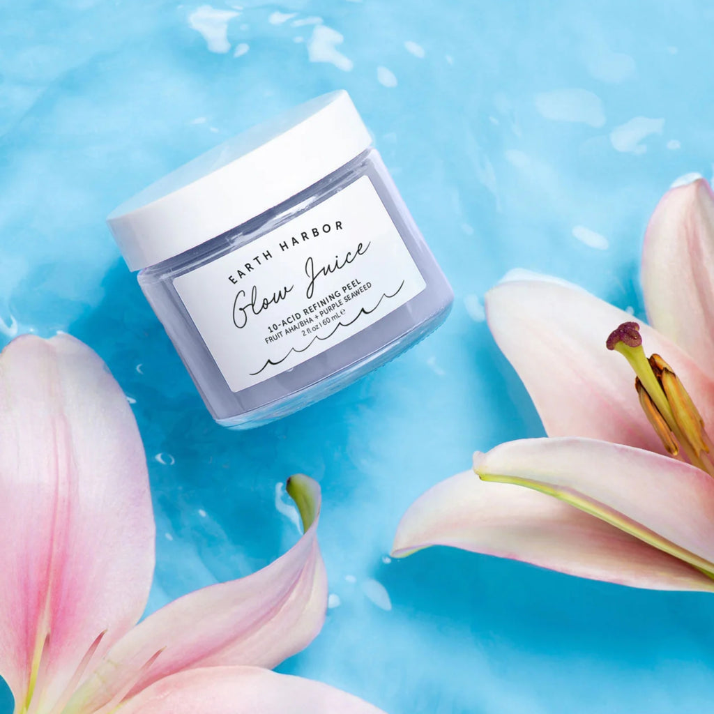 Balzámová pleťová maska GLOW JUICE enzymatická pleťová maska s přírodními AHA a BHA kyselinami 60 ml Earth Harbor fotografie č. 3