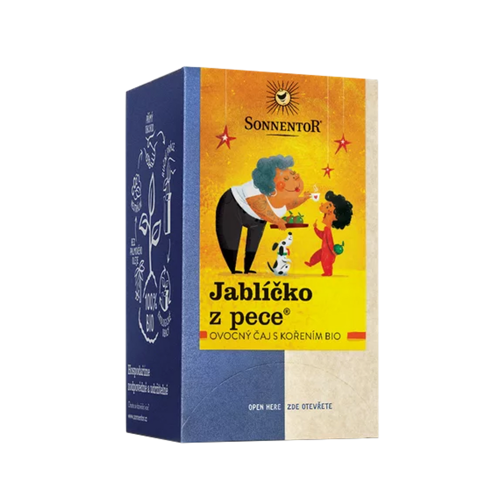 Čaj Jablíčko z pece bio čaj porcovaný 45 g Sonnentor fotografie č. 1