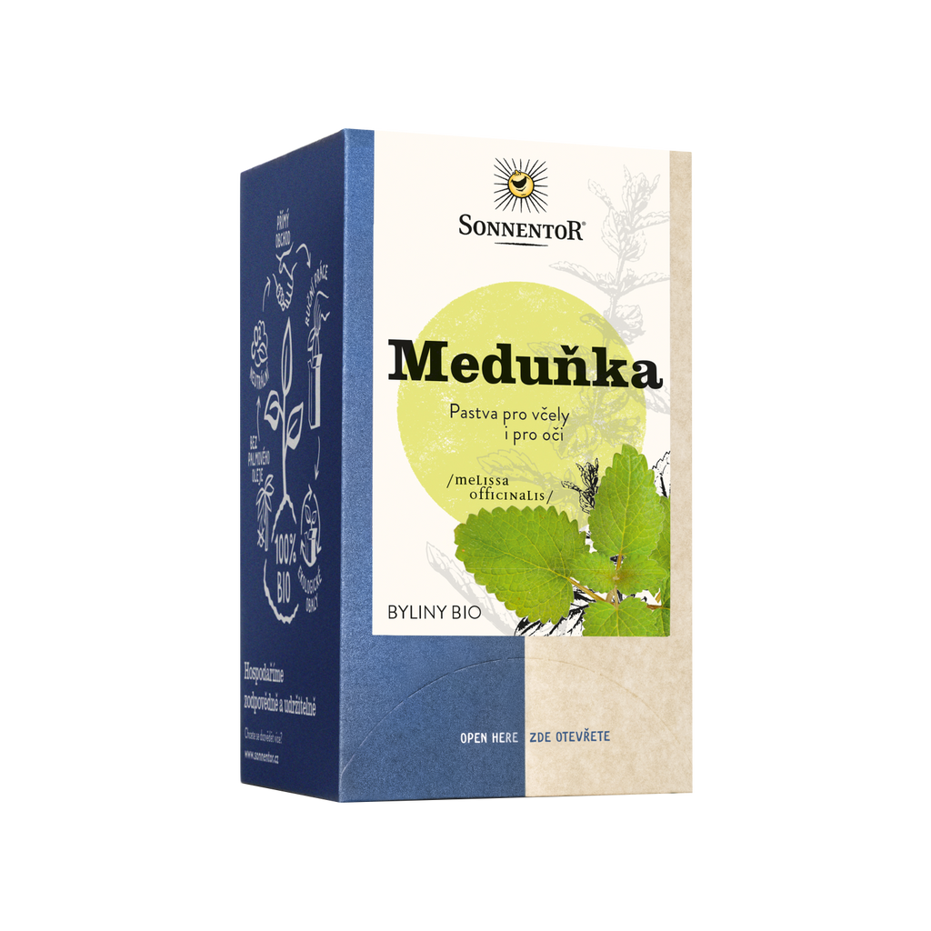Čaj Meduňka bio čaj porcovaný 21,6 g Sonnentor fotografie č. 1