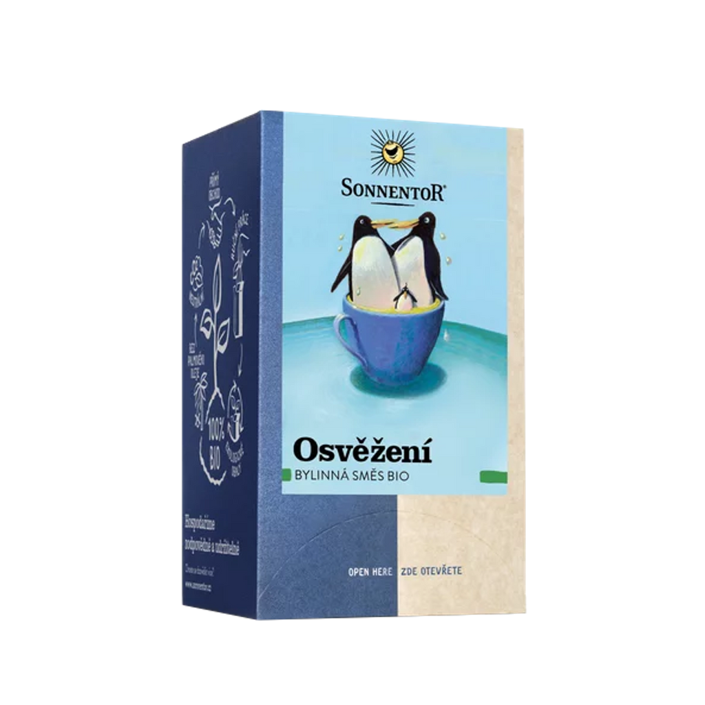 Čaj Osvěžení bio čaj EXP porcovaný 21,6 g Sonnentor fotografie č. 1