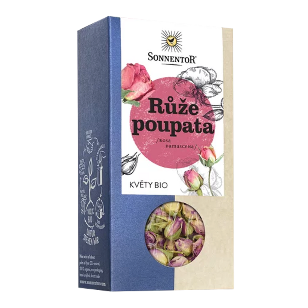 Čaj Růže květ poupata bio čaj sypaný 30 g Sonnentor fotografie č. 1