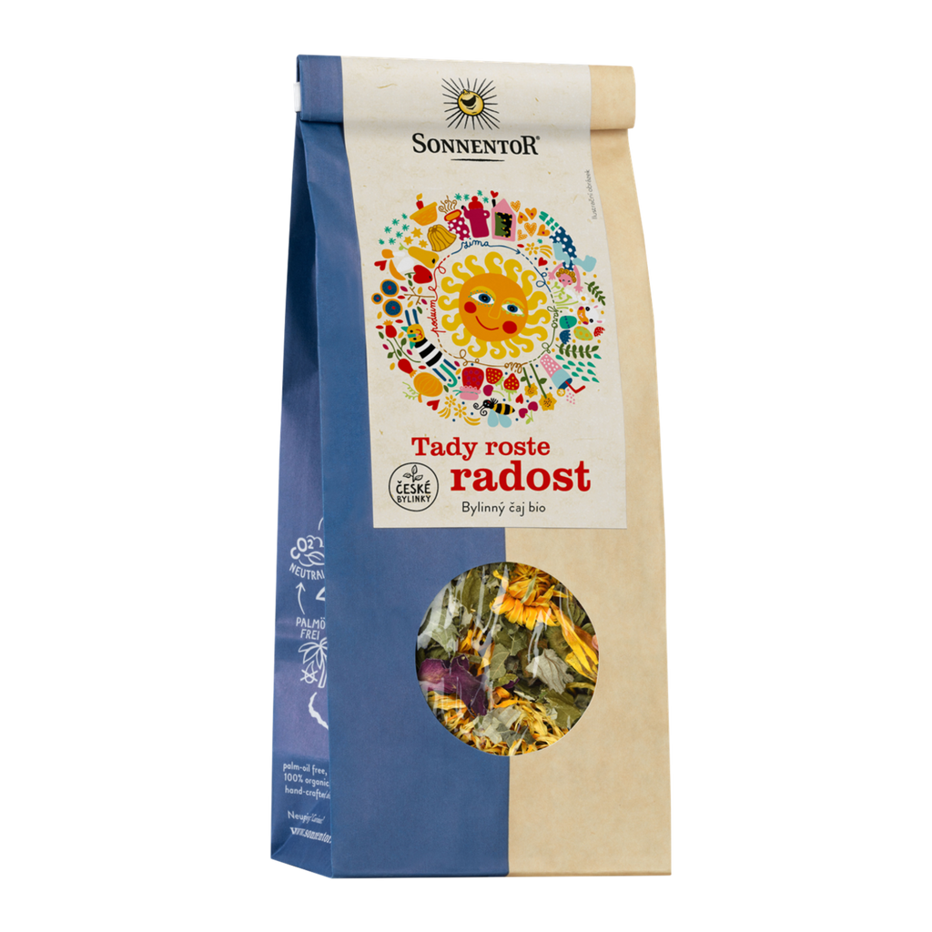 Čaj Tady roste radost bio čaj sypaný 50 g Sonnentor fotografie č. 1