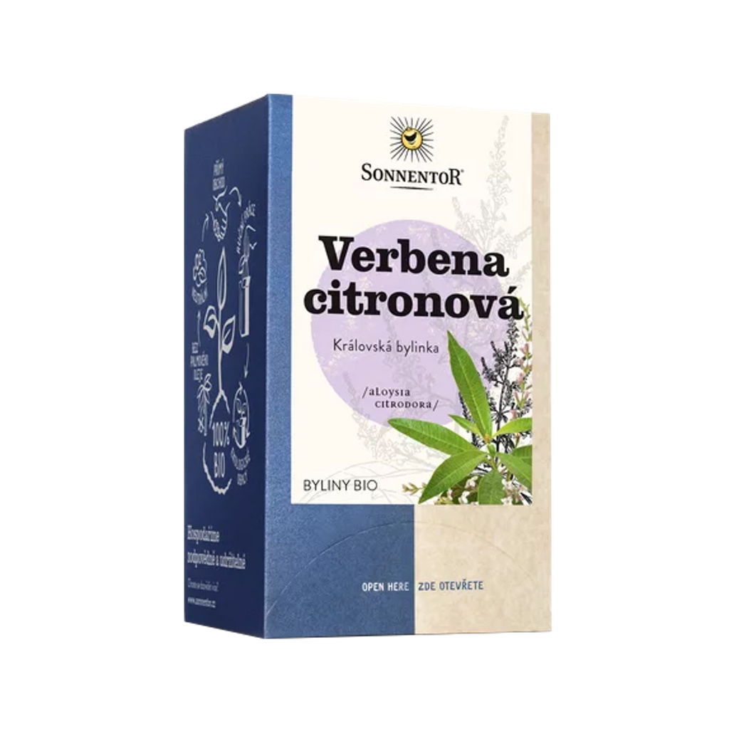 Čaj Verbena citronová bio čaj porcovaný 27 g Sonnentor fotografie č. 1