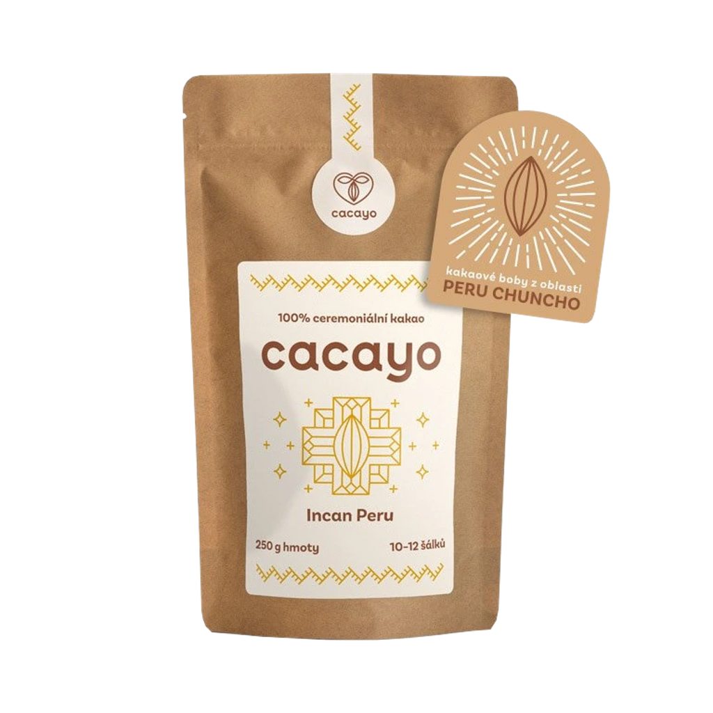 Ceremoniální kakao Ceremoniální kakao Incan Peru Chuncho 250 g Cacayo fotografie č. 1