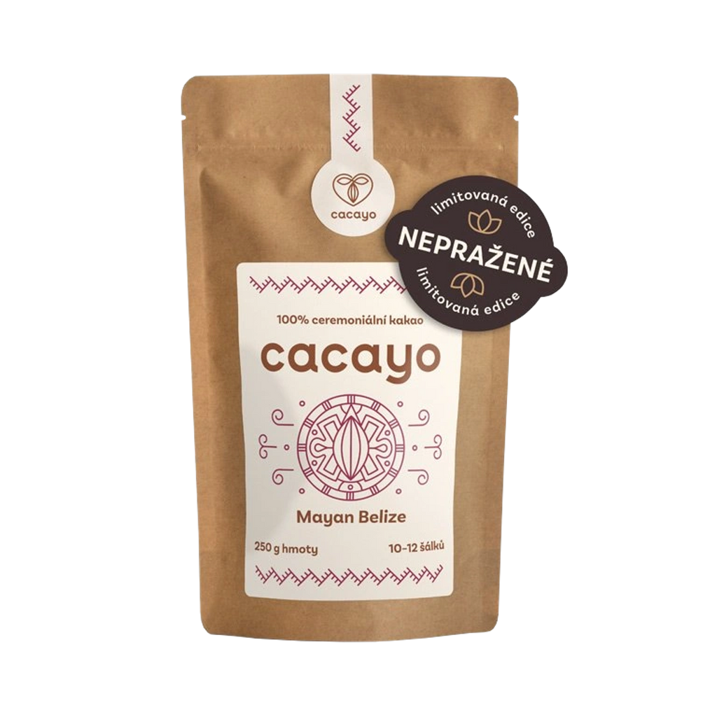 Ceremoniální kakao Ceremoniální kakao Mayan Belize Nepražené 250 g Cacayo fotografie č. 1