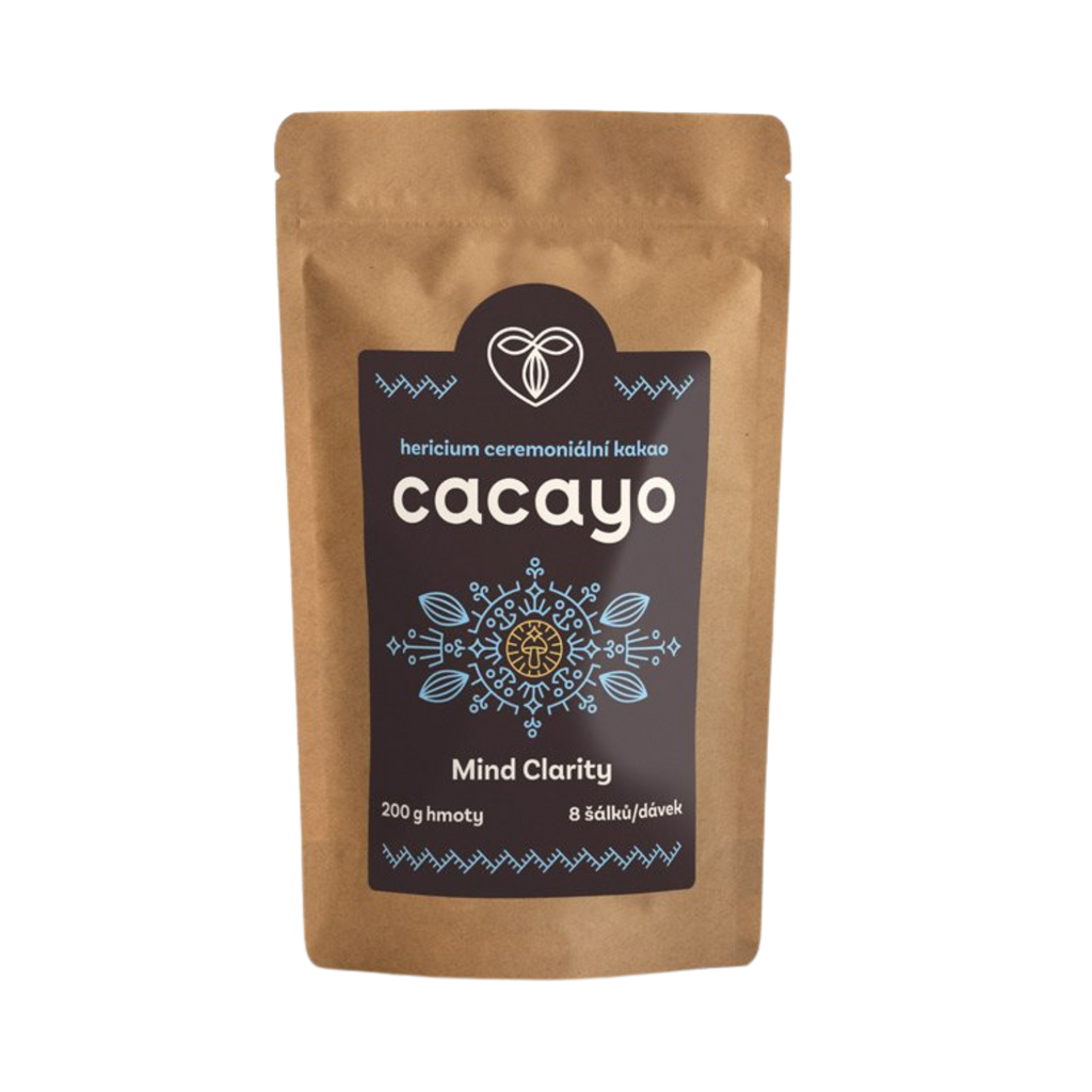 Ceremoniální kakao Funkční ceremoniální kakao Mind Clarity - Belize a Hericium 200 g Cacayo fotografie č. 1
