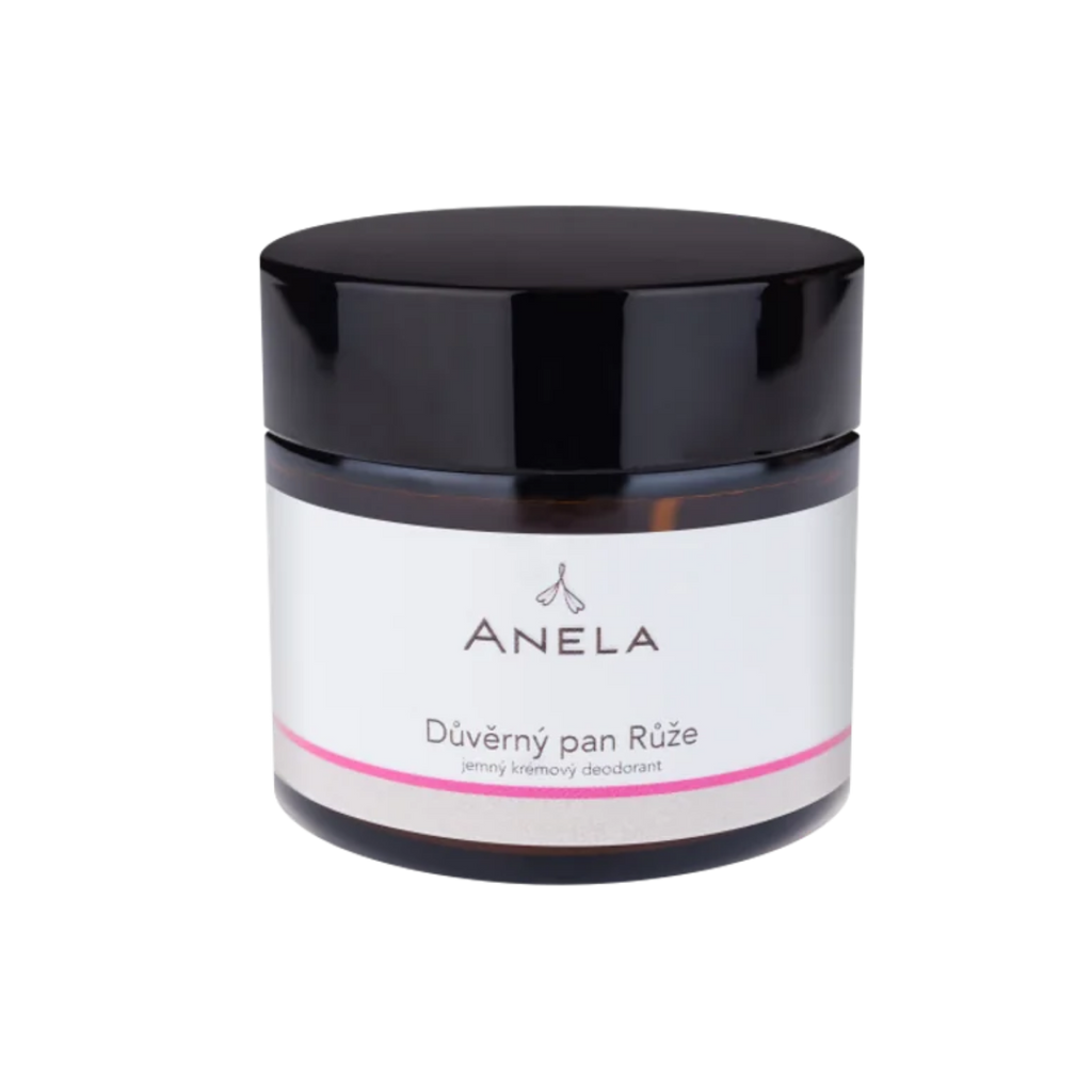 Deodorant DŮVĚRNÝ PAN RŮŽE jemný krémový deodorant 50 ml Anela fotografie č. 1