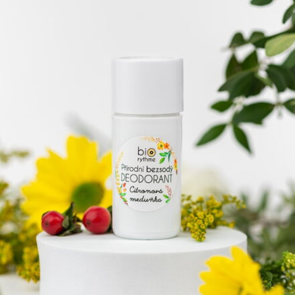 Deodorant Přírodní BEZSODÝ deodorant Citronová meduňka 35 g Biorythme fotografie č. 2