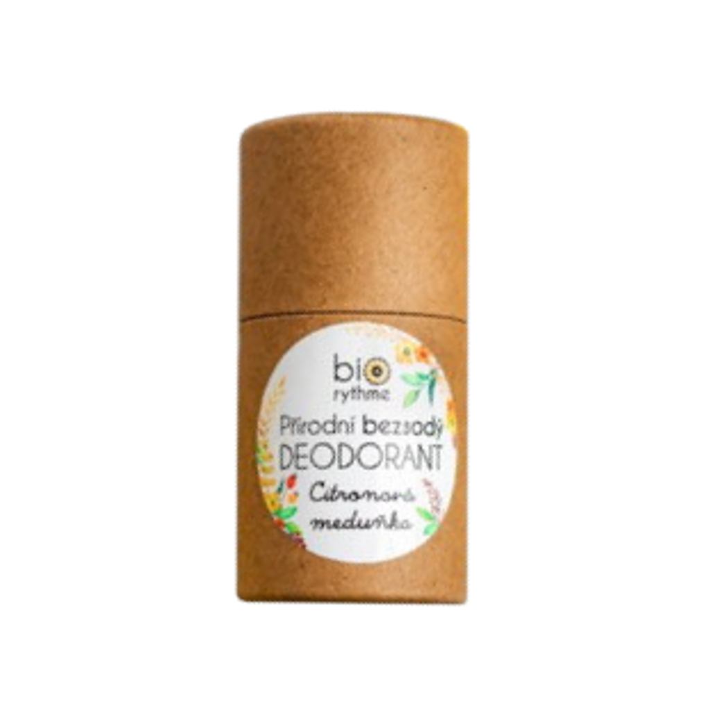 Deodorant Přírodní BEZSODÝ deodorant Citronová meduňka 35 g PAPÍROVÉ BALENÍ Biorythme fotografie č. 1