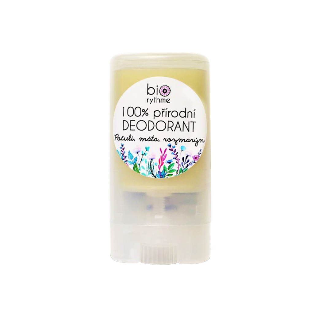 Deodorant Přírodní deodorant Pačuli, máta, rozmarýn 15 g Biorythme fotografie č. 1