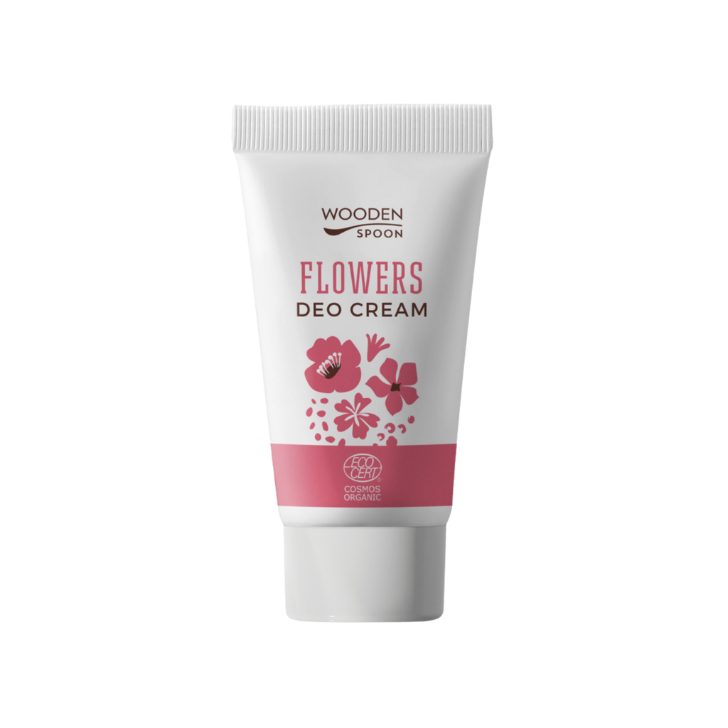 Deodorant Přírodní krémový deodorant s aplikátorem Flowers 40 ml Wooden Spoon fotografie č. 1