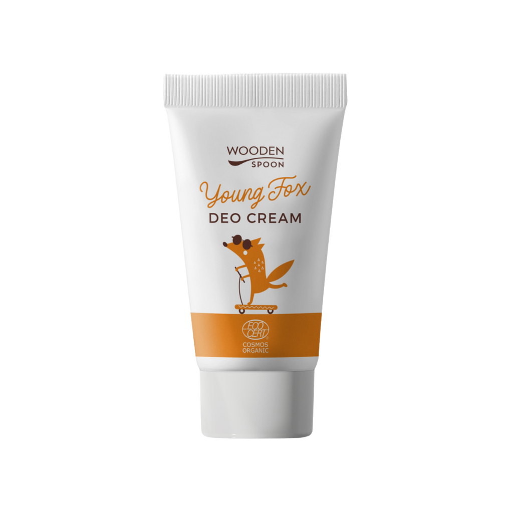 Deodorant Přírodní krémový deodorant s aplikátorem Young Fox 40 ml Wooden Spoon fotografie č. 1