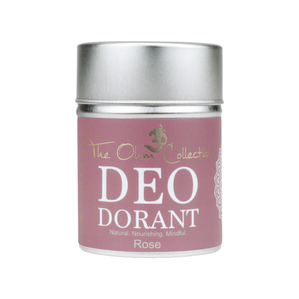 Deodorant Pudrový deodorant ROSE 120 g The Ohm Collection fotografie č. 1