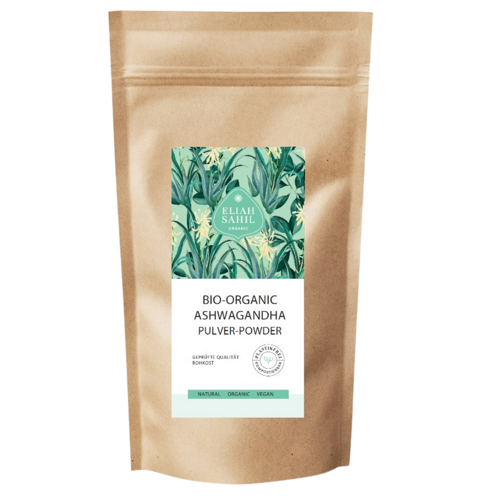Doplněk stravy Bio Superfood prášek ASHWAGANDA 500 g Eliah Sahil fotografie č. 1
