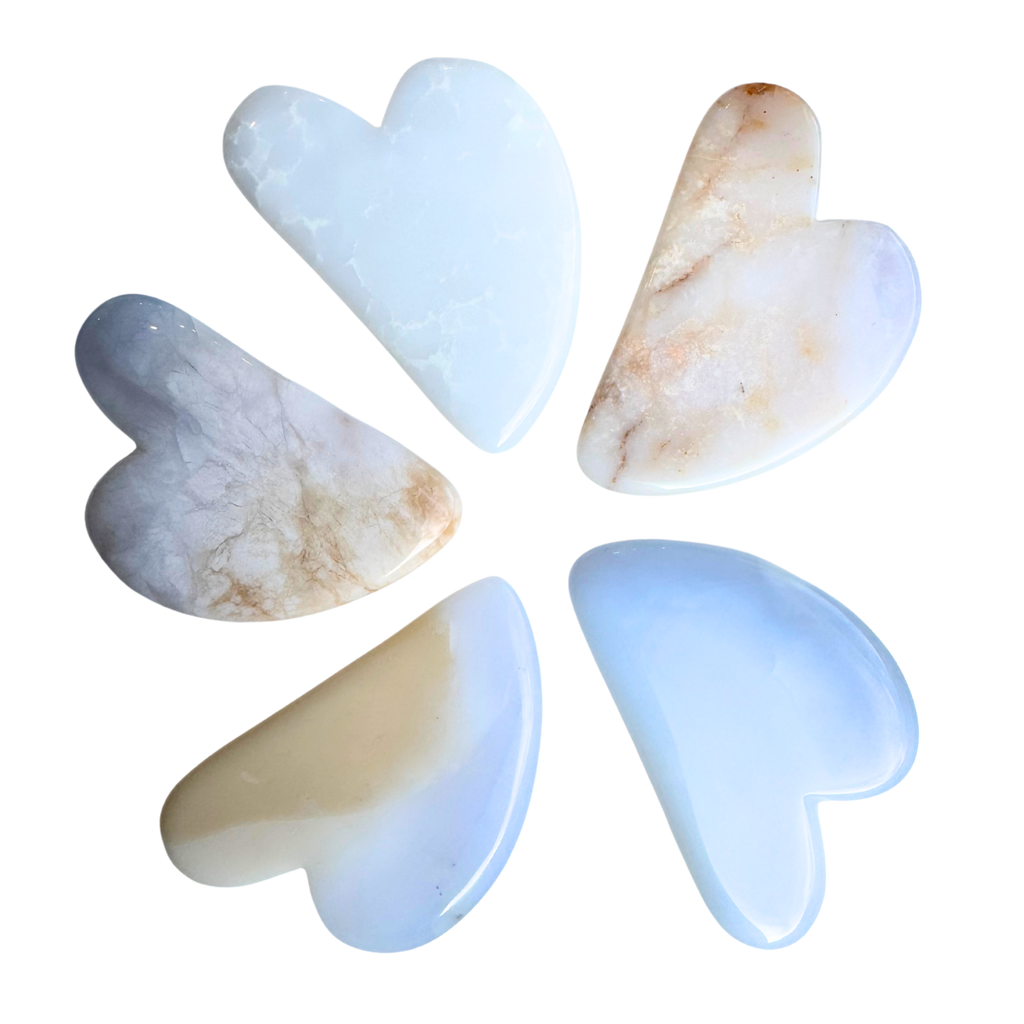 Gua sha Gua sha Chalcedon modrý Non Toxic Life fotografie č. 1