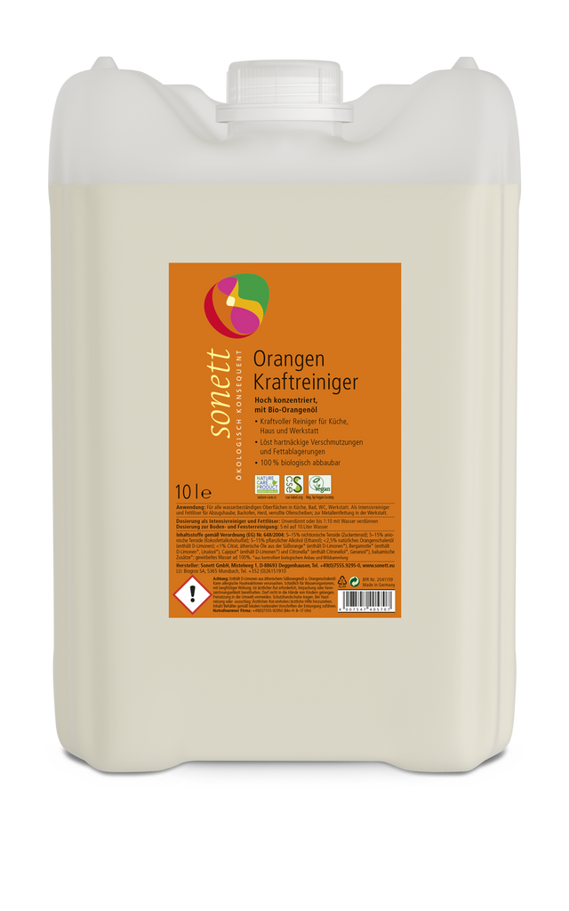 Intenzivní čistič Pomerančový intenzivní čistič 10 l Sonett fotografie č. 1