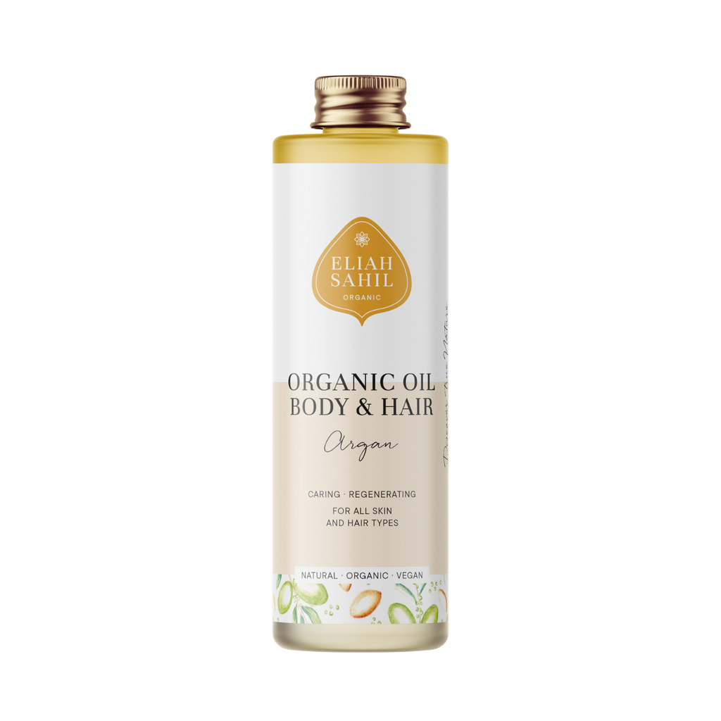 Jednodruhový olej Bio Pečující olej ARGAN pro zralou pokožku a regeneraci vlasů 100 ml Eliah Sahil fotografie č. 1