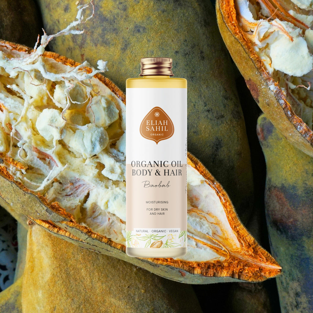 Jednodruhový olej Bio Pečující olej BAOBAB pro suchou pokožku a vlasy 100 ml Eliah Sahil fotografie č. 2