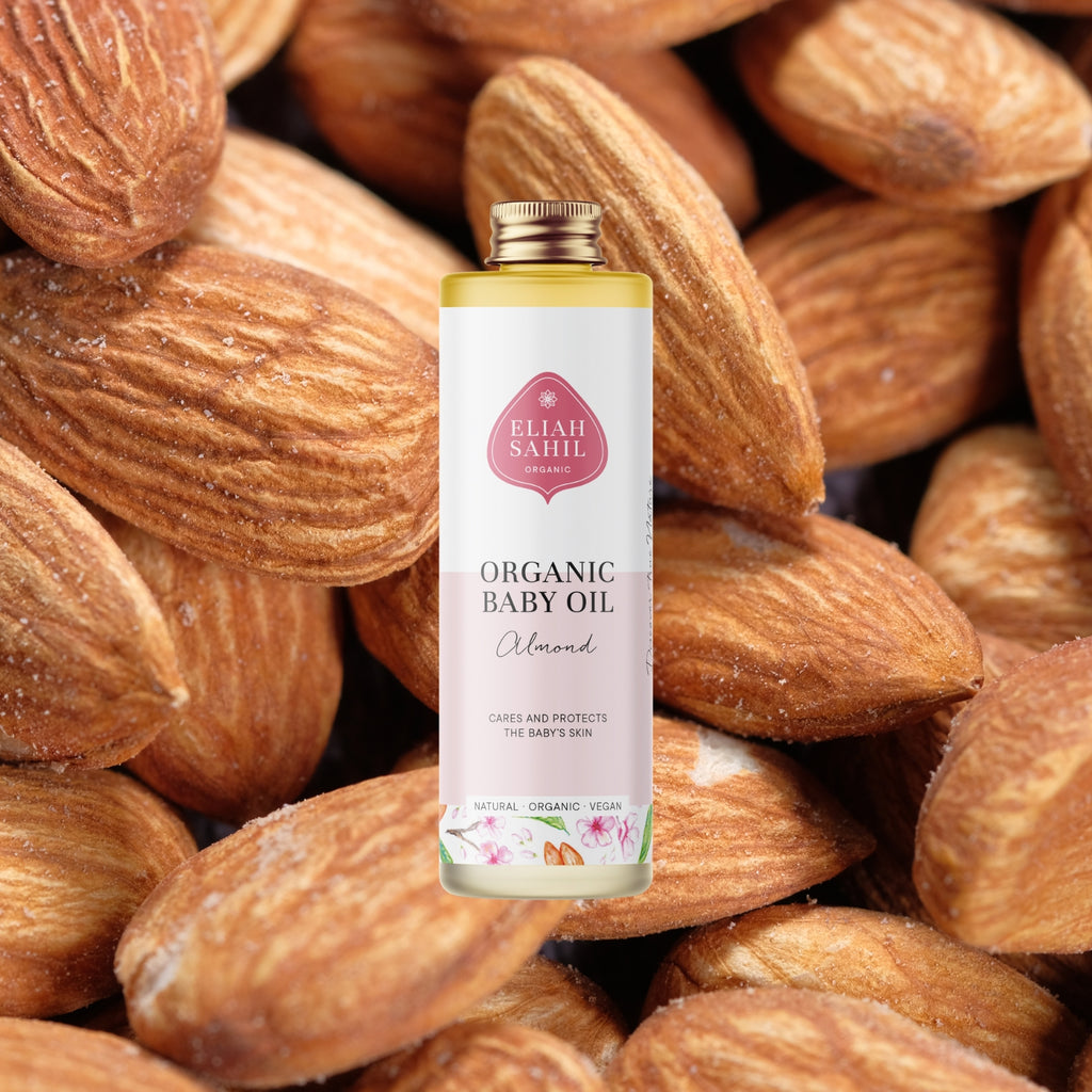 Jednodruhový olej Bio Pečující olej MANDLE pro citlivou pokožku a děti 100 ml Eliah Sahil fotografie č. 2
