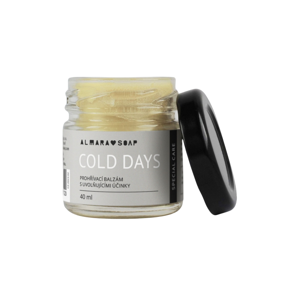 Kafrová mast COLD DAYS Přírodní kafrový balzám s prohřívacími a uvolňujícími účinky 40 ml Almara Soap fotografie č. 1