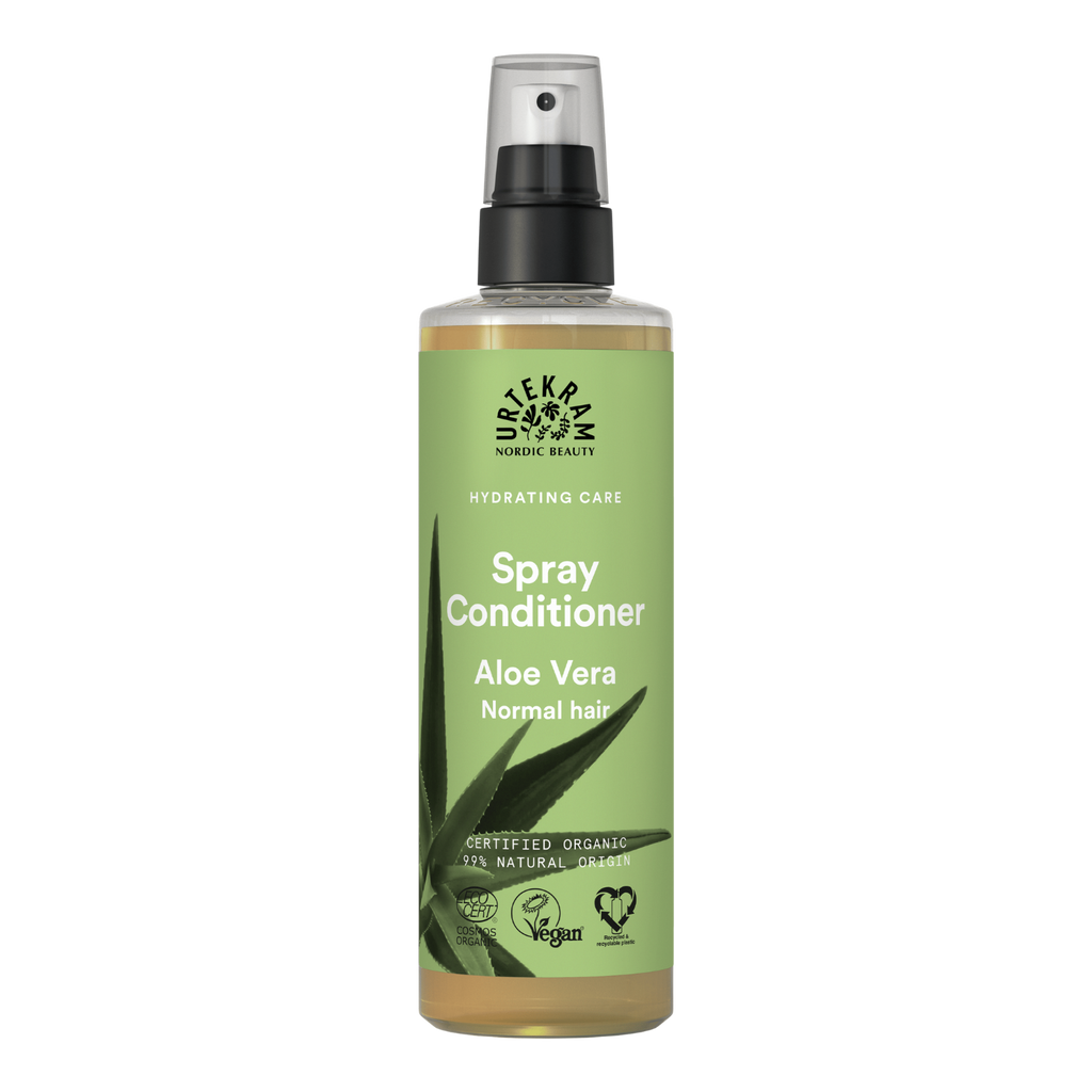 Kondicionér Kondicionér bezoplachový ve spreji revitalizační na normální vlasy Aloe vera 250 m Urtekram fotografie č. 1