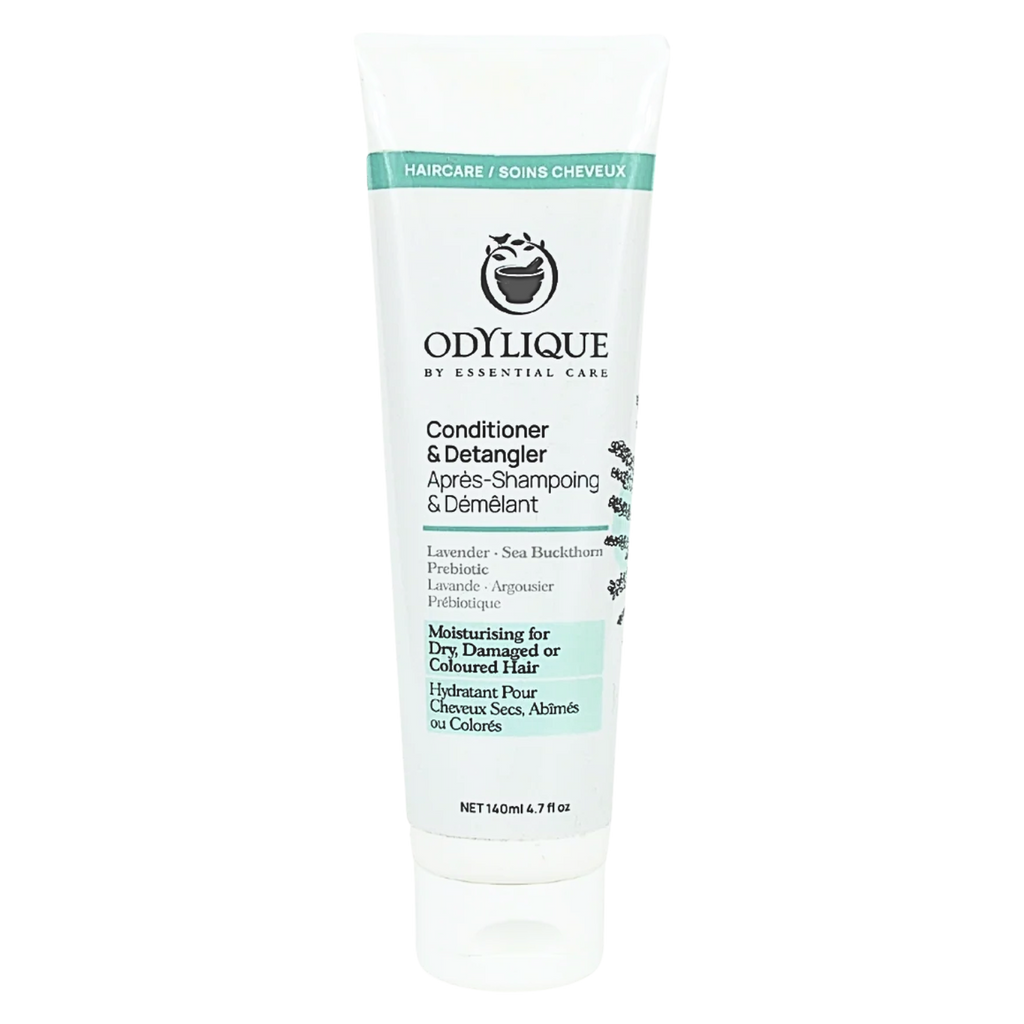 Kondicionér Probiotický kondicionér na suché a barvené vlasy LEVANDULE A RAKYTNÍK 140 ml Odylique fotografie č. 1