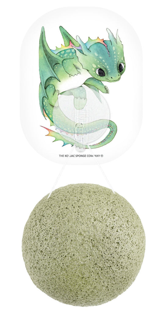 Konjac houba Konjac houba se zeleným jílem a věšáčkem Drak Lifestyle Konjac Sponge fotografie č. 1