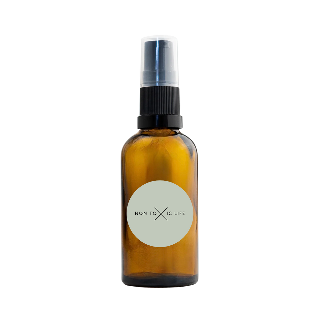 Kosmetický flakon Skleněná hnědá lahvička s pumpičkou 50 ml Non Toxic Life fotografie č. 1