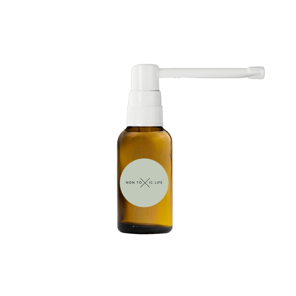 Kosmetický flakon Skleněná hnědá lahvička s ústním aplikátorem 15 ml Non Toxic Life fotografie č. 1