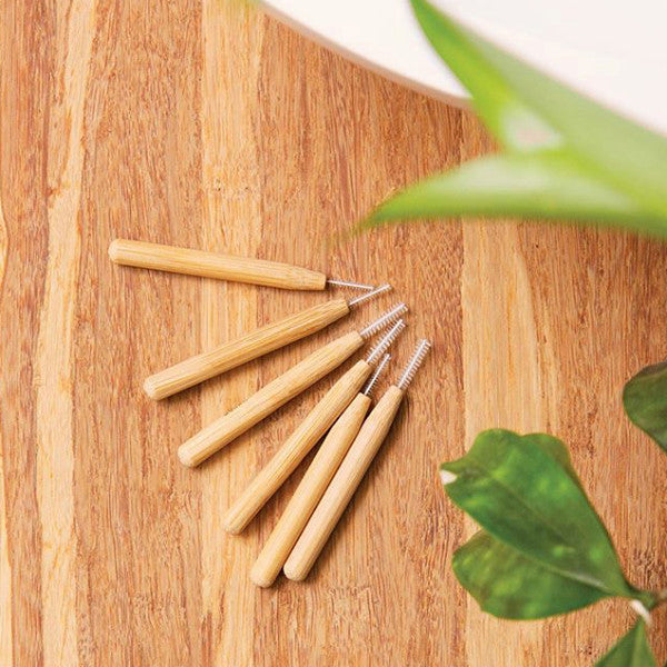 Mezizubní kartáček Bambusový mezizubní kartáček 6 ks 0,4 mm Hydrophil fotografie č. 3