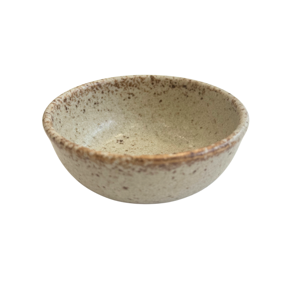 Miska na vykuřovadla Keramická miska na vykuřovadla béžová s hnědými tečkami 1 ks Non Toxic Life fotografie č. 1