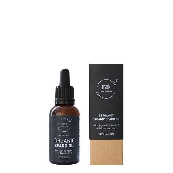 Olej na pleť i vousy Olej na vousy Beard oil 30 ml MARK face and body fotografie č. 1