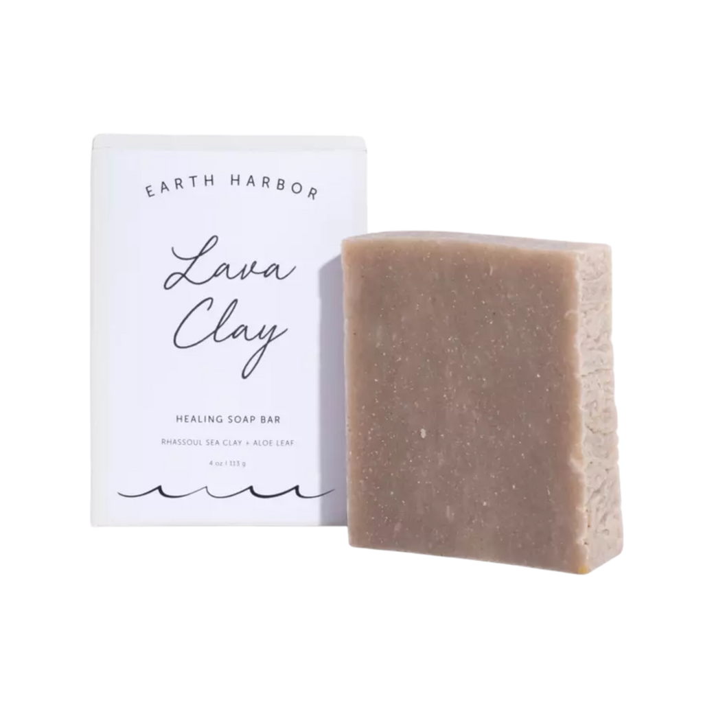 Pleťové mýdlo LAVA CLAY jemně exfoliační pleťové mýdlo s minerály 113 g Earth Harbor fotografie č. 1