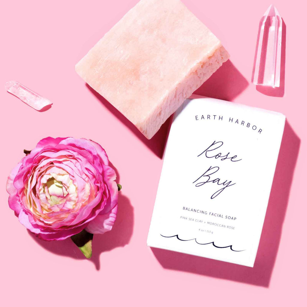 Pleťové mýdlo ROSE BAY jemné rozjasňující pleťové mýdlo 113 g Earth Harbor fotografie č. 3