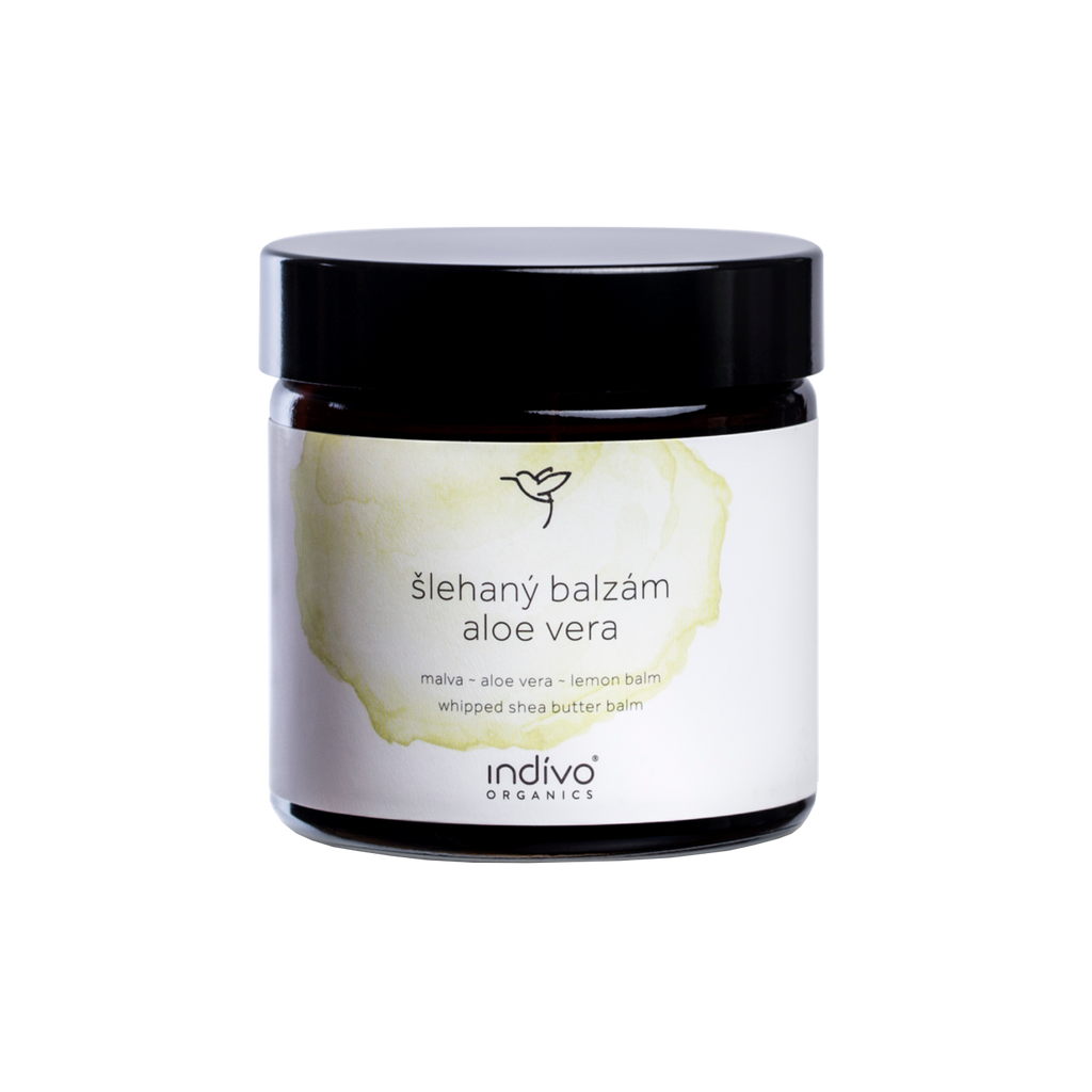 Pleťový balzám Šlehaný balzám Aloe vera 60 ml Indívo fotografie č. 1