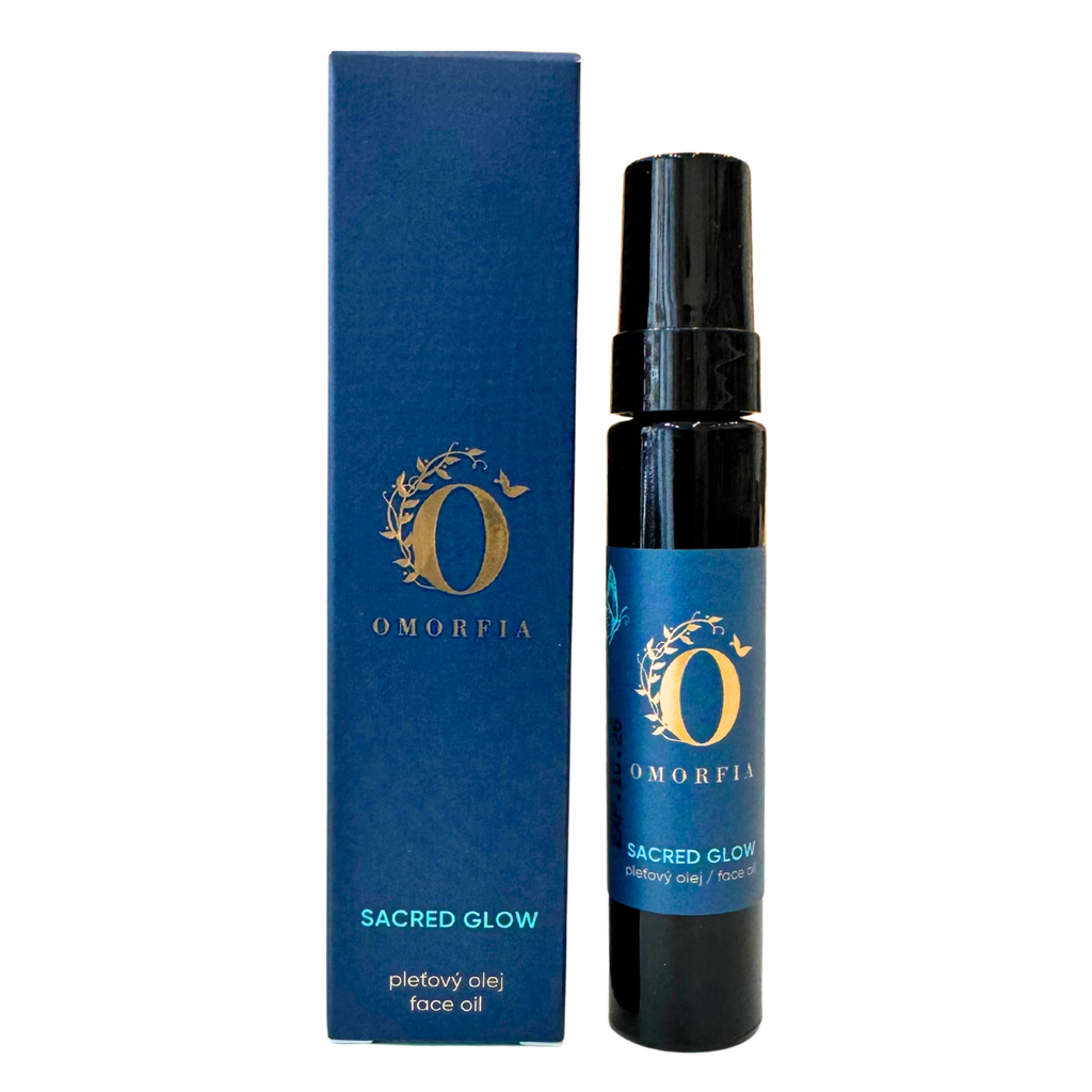Pleťový olej SACRED GLOW Vyhlazující a rozjasňující olej pro citlivou a zralou pleť 15 ml Omorfia fotografie č. 1