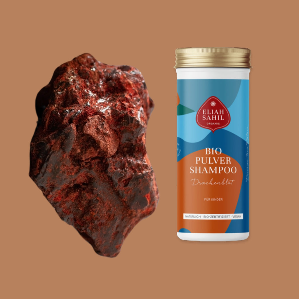 Šampon Bio Práškový šampon DRAČÍ KREV pro svědící pokožku hlavy a lupy 100 g DÓZA Eliah Sahil fotografie č. 2