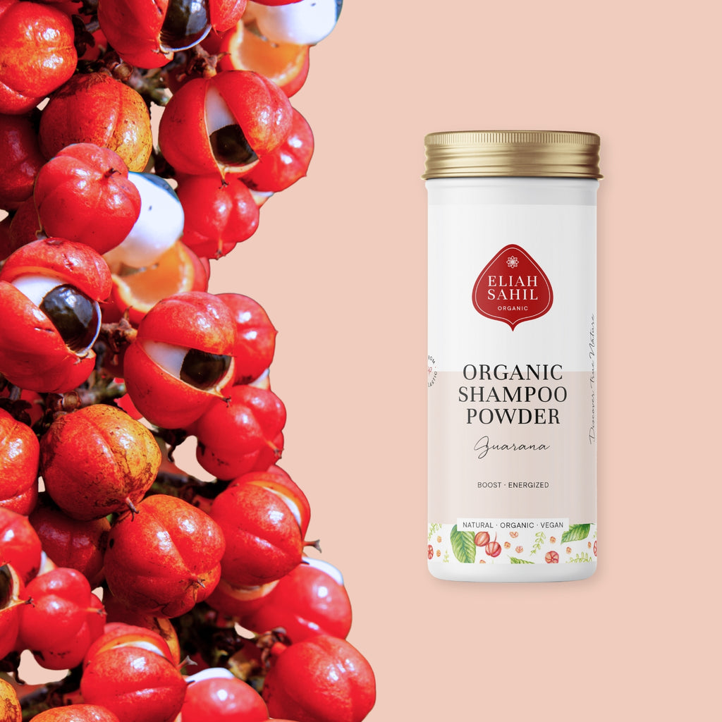 Šampon Bio Práškový šampon GUARANA na podporu růstu a posílení pro jemné vlasy 100 g DÓZA Eliah Sahil fotografie č. 2