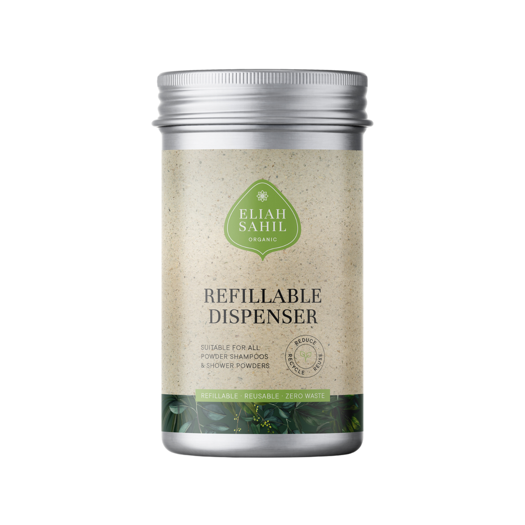 Šampon Dóza s cukřenkou na práškové šampony a sprchové prášky 1 ks DÓZA Eliah Sahil fotografie č. 1