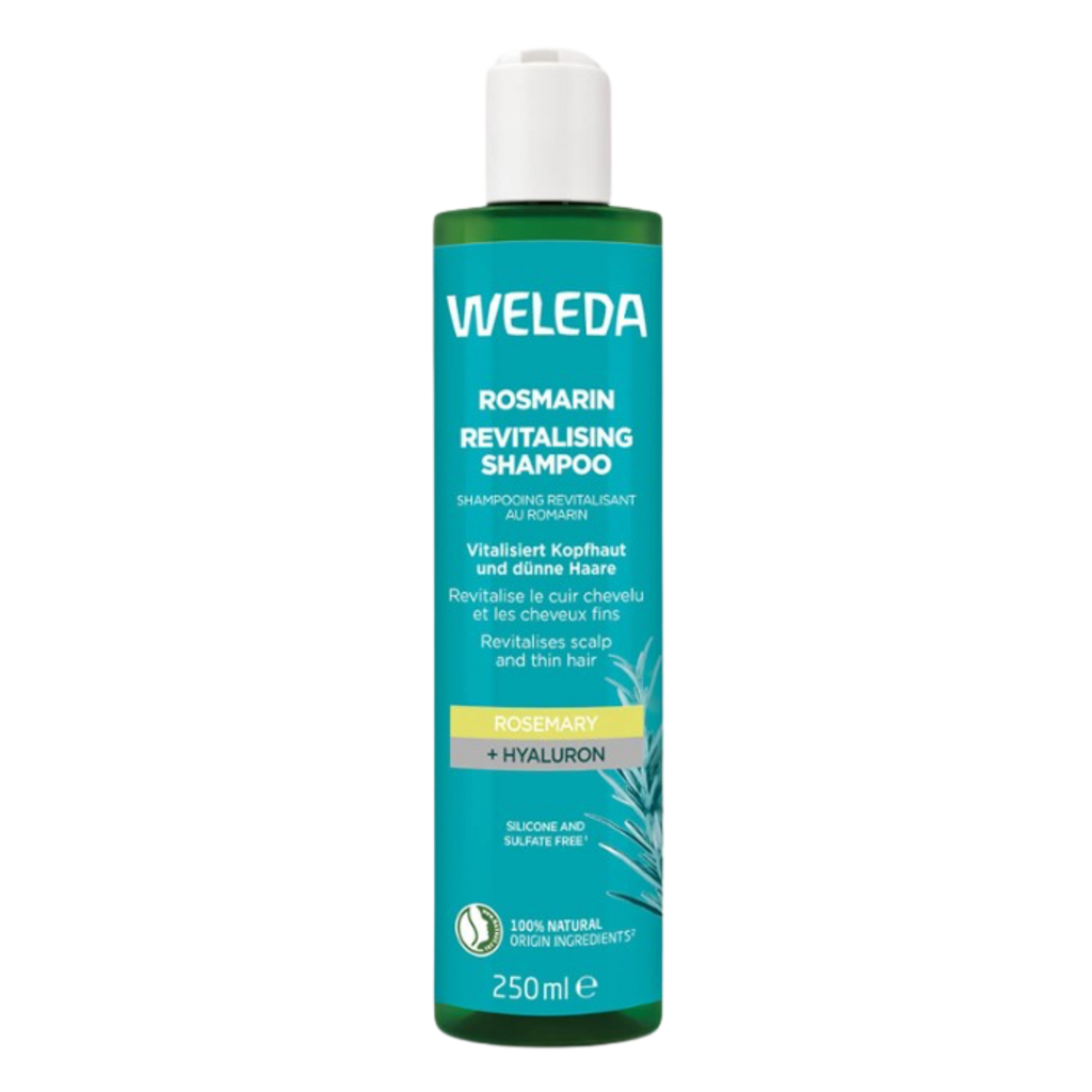 Šampon Rozmarýnový revitalizační šampon na jemné rychle se mastící vlasy 250 ml Weleda fotografie č. 1