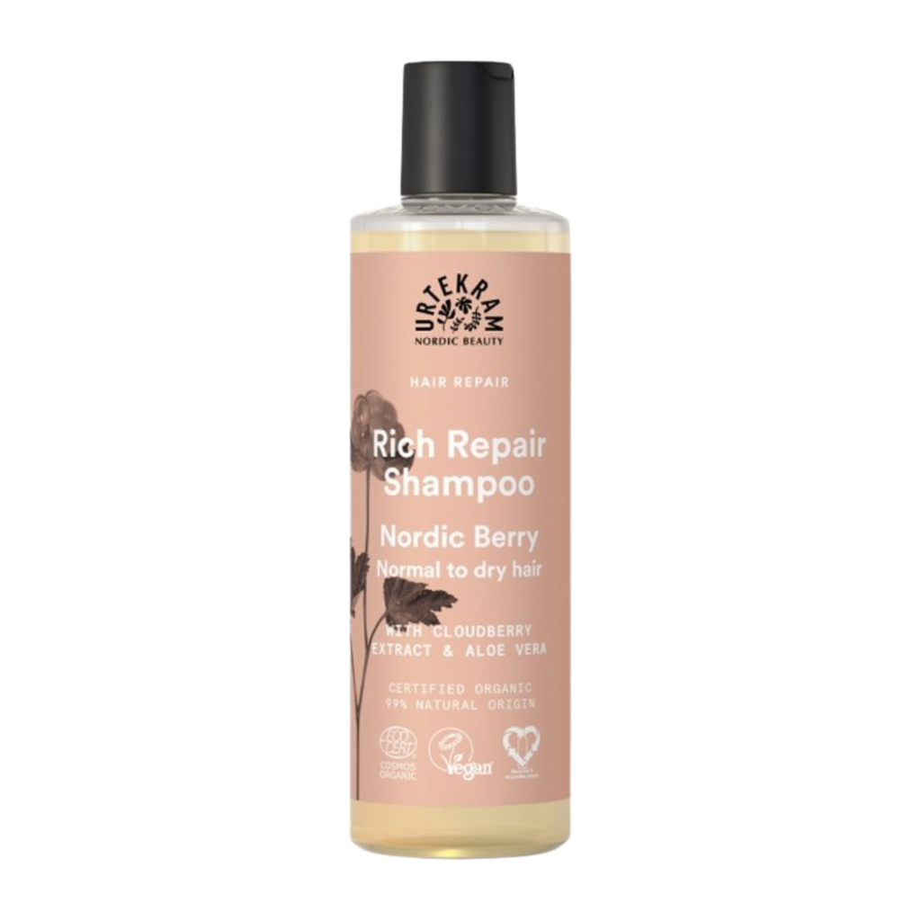 Šampon Šampon regenerační na poškozené vlasy Ostružina (Nordic Berry) 250 ml Urtekram fotografie č. 1