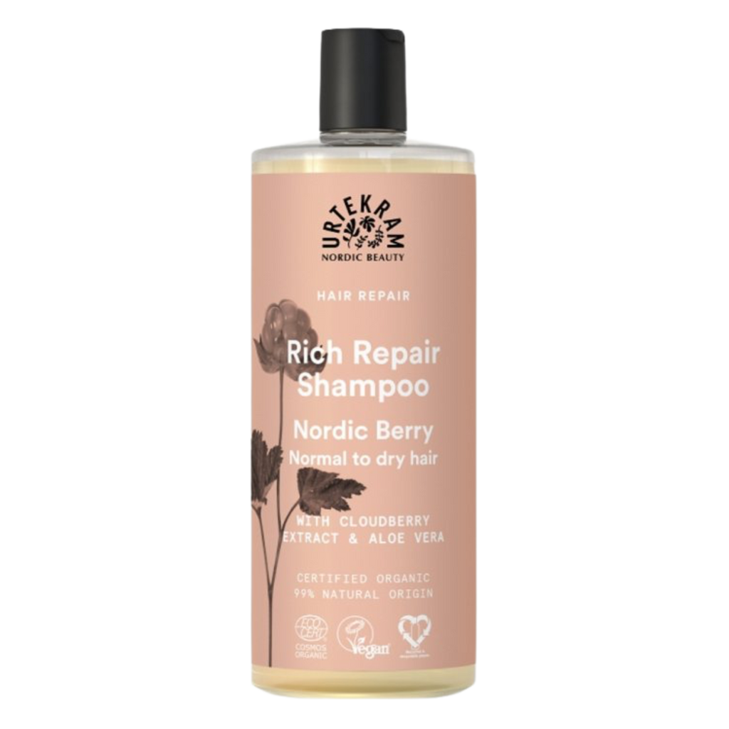 Šampon Šampon regenerační na poškozené vlasy Ostružina (Nordic Berry) 500 ml Urtekram fotografie č. 1